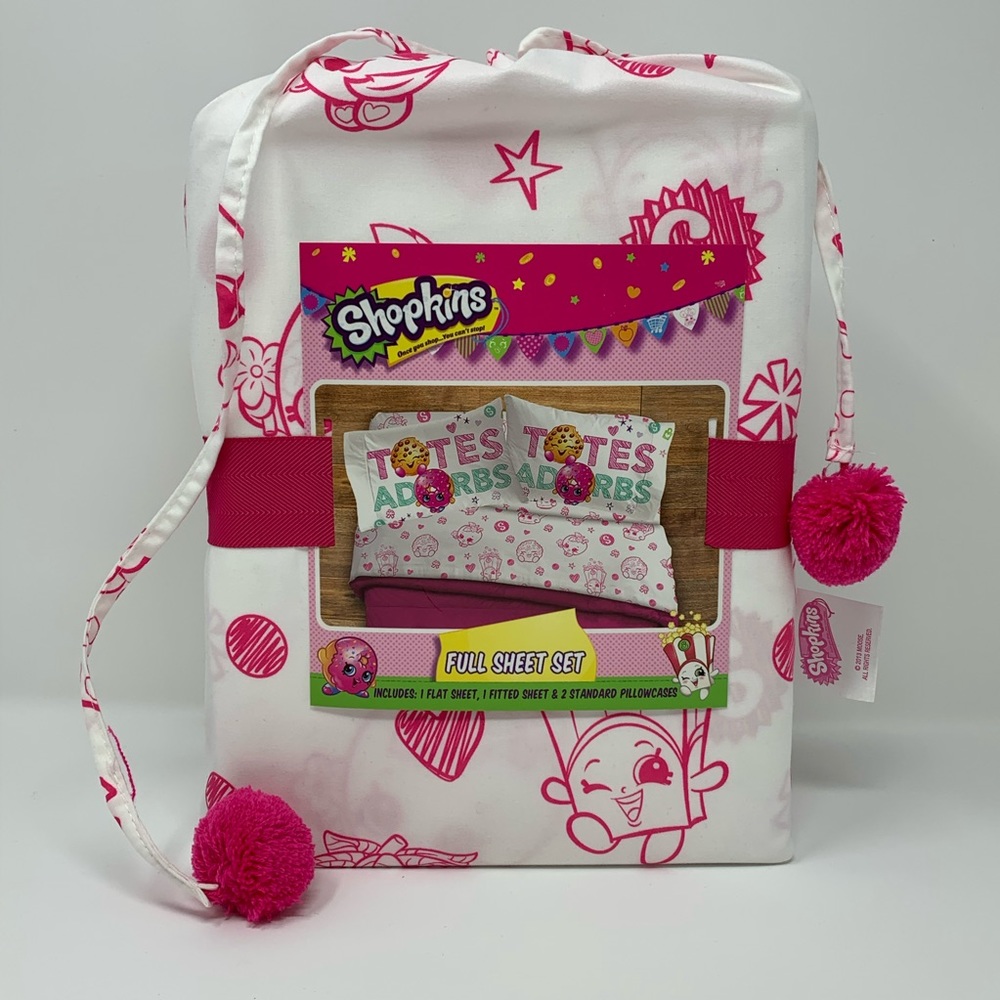 Shopkins Totes Adorbs Full Sheet Set